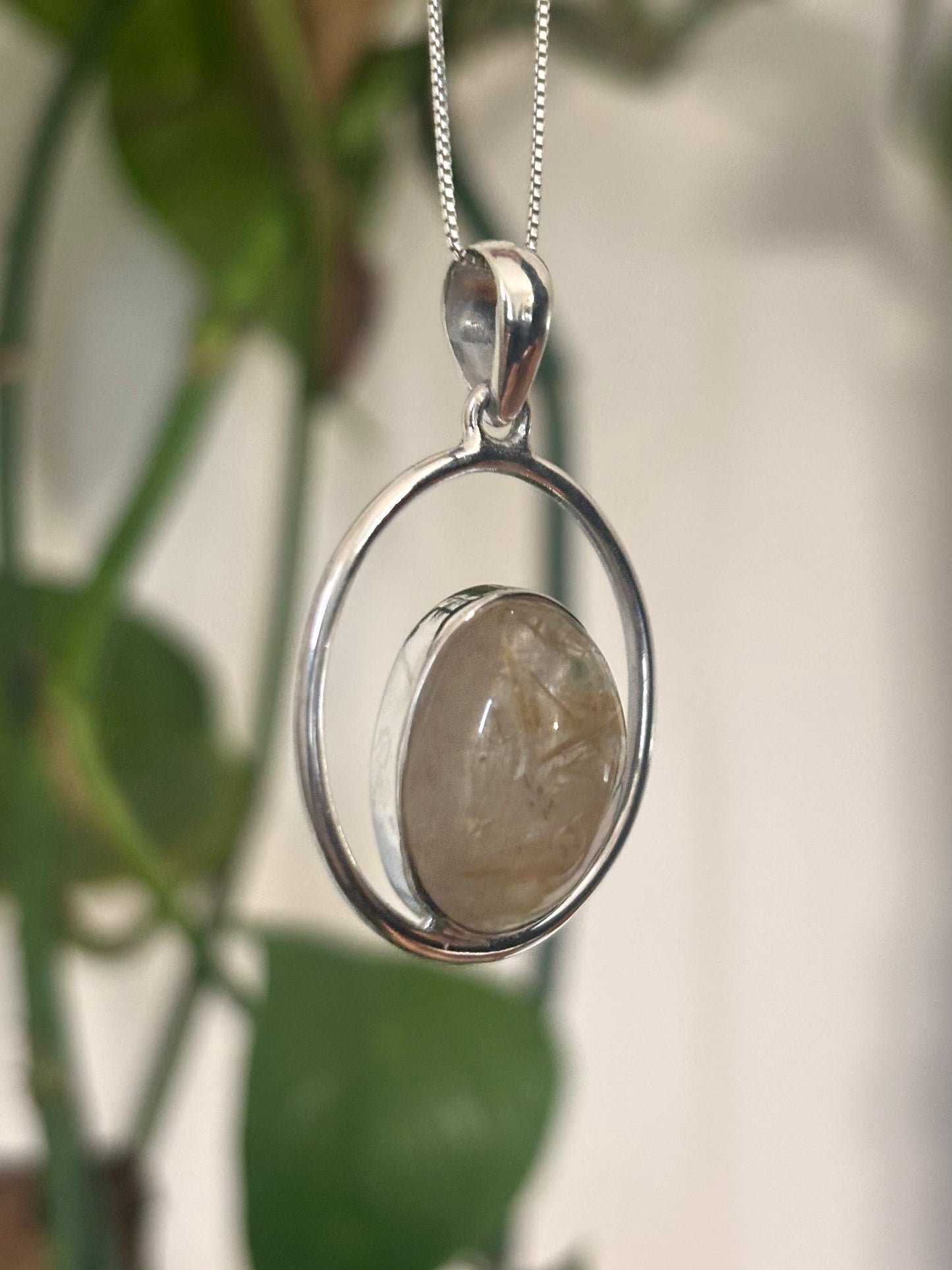 Golden Rutile Tourmaline Necklace