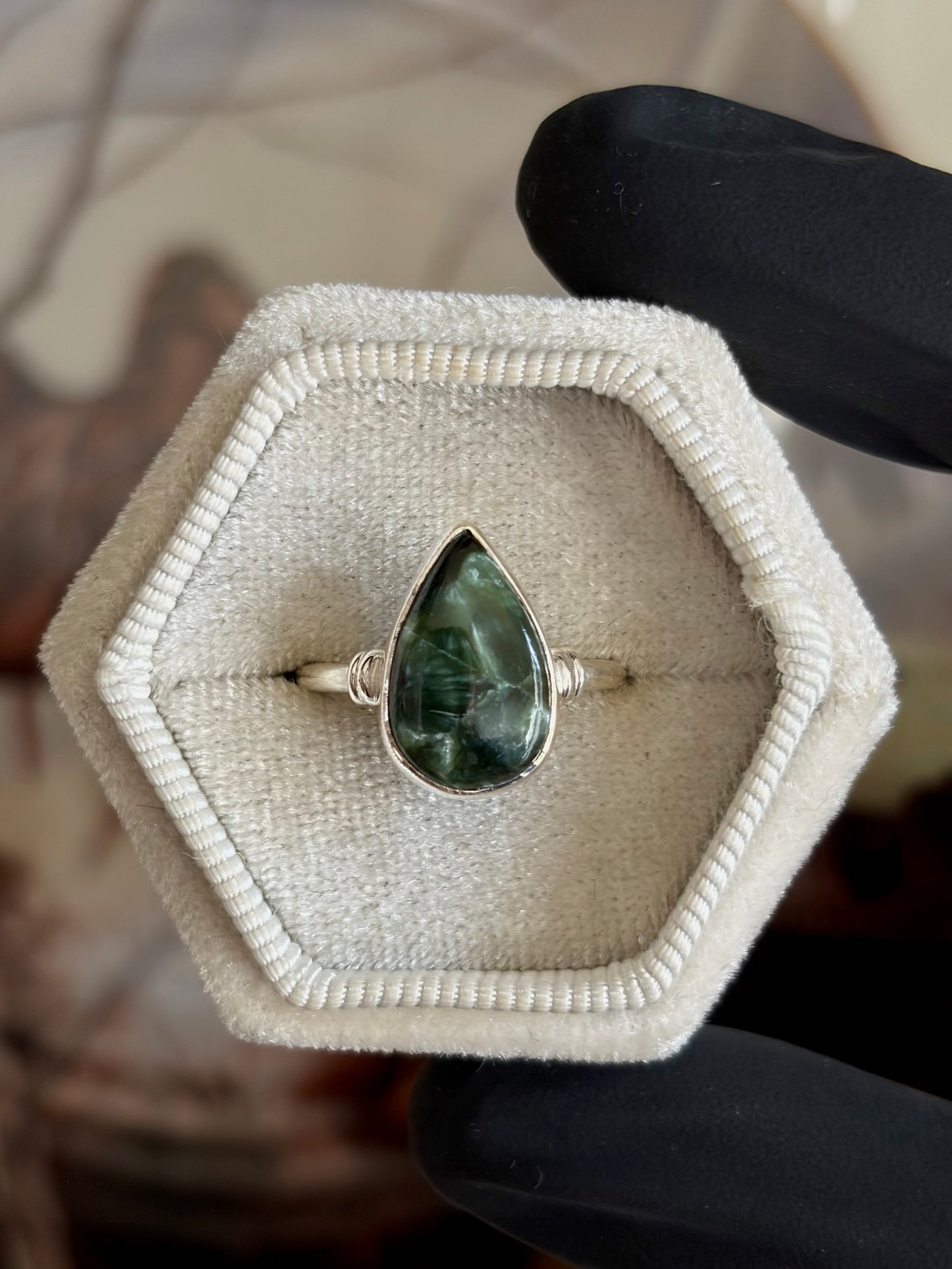 Seraphinite Ring - Size 6