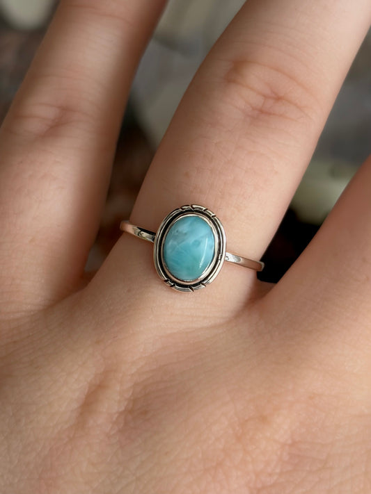 Larimar Ring - Size 7