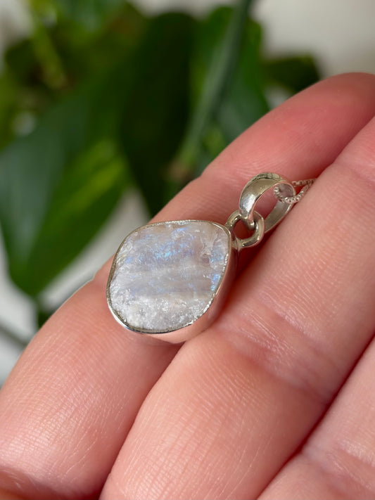 Rough Moonstone Necklace