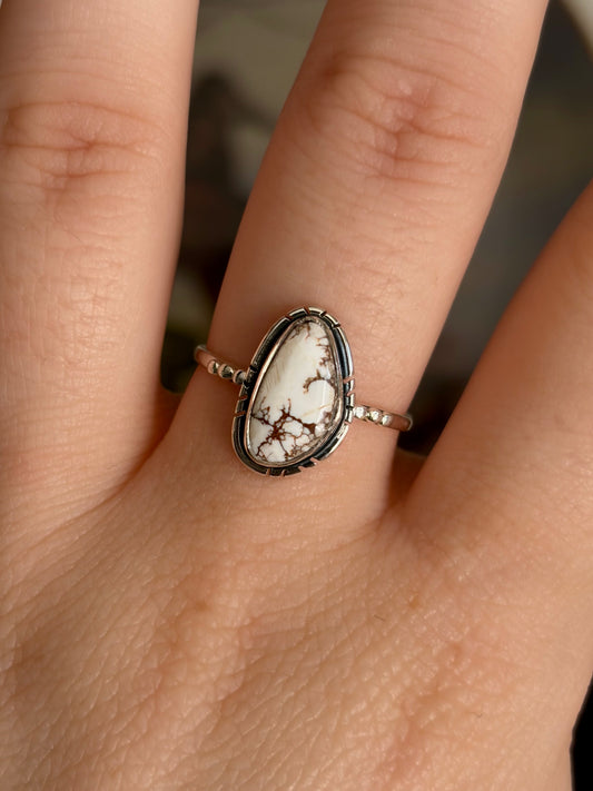Wild Horse Magnesite Ring - Size 8