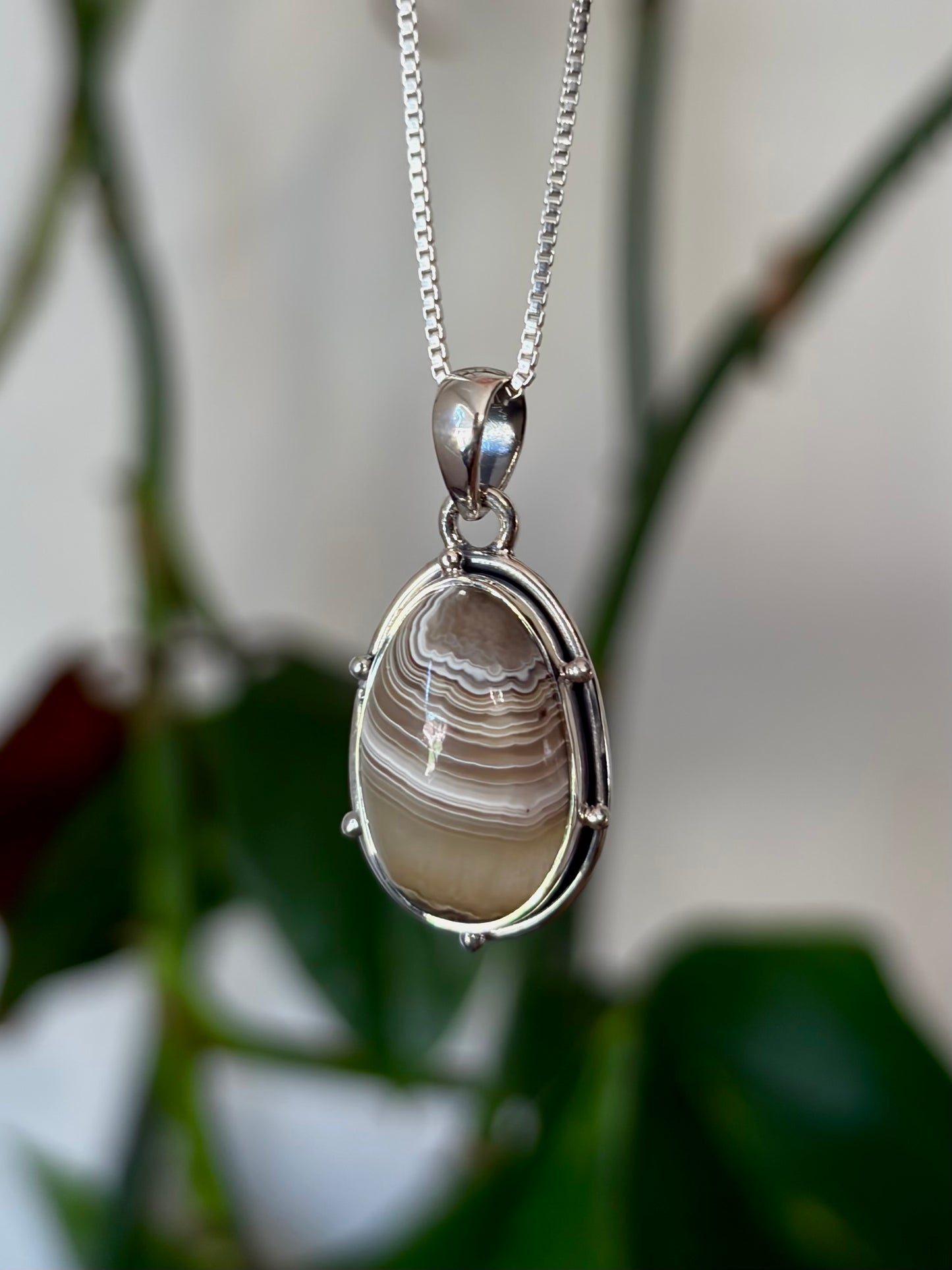 Crazy Lace Agate Necklace