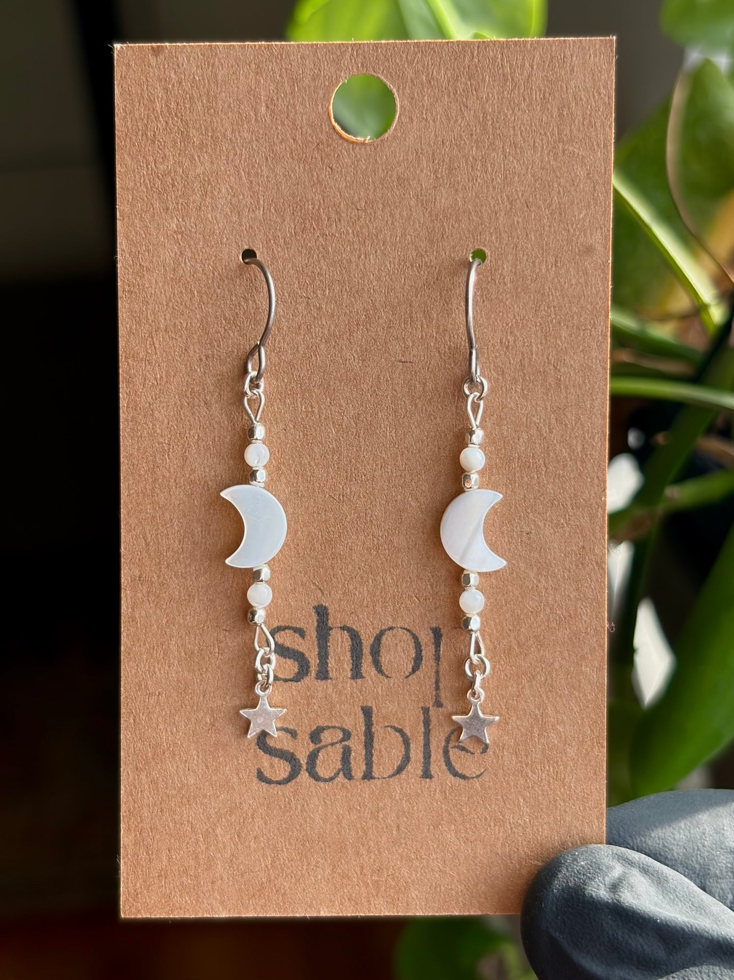 Lucent Mother of Pearl Earrings