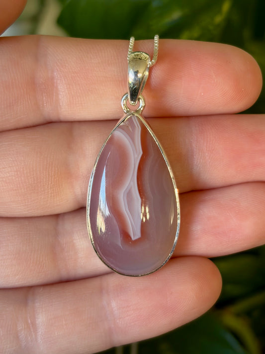 Red Botswana Agate Necklace