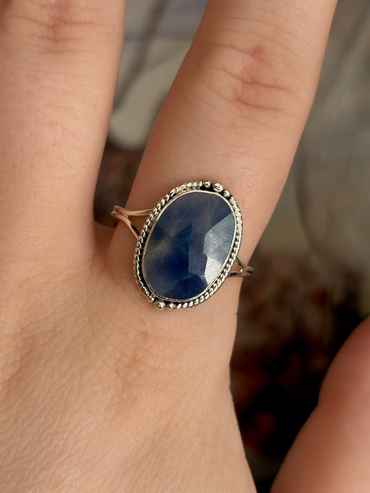 Blue Sapphire Ring - Size 10