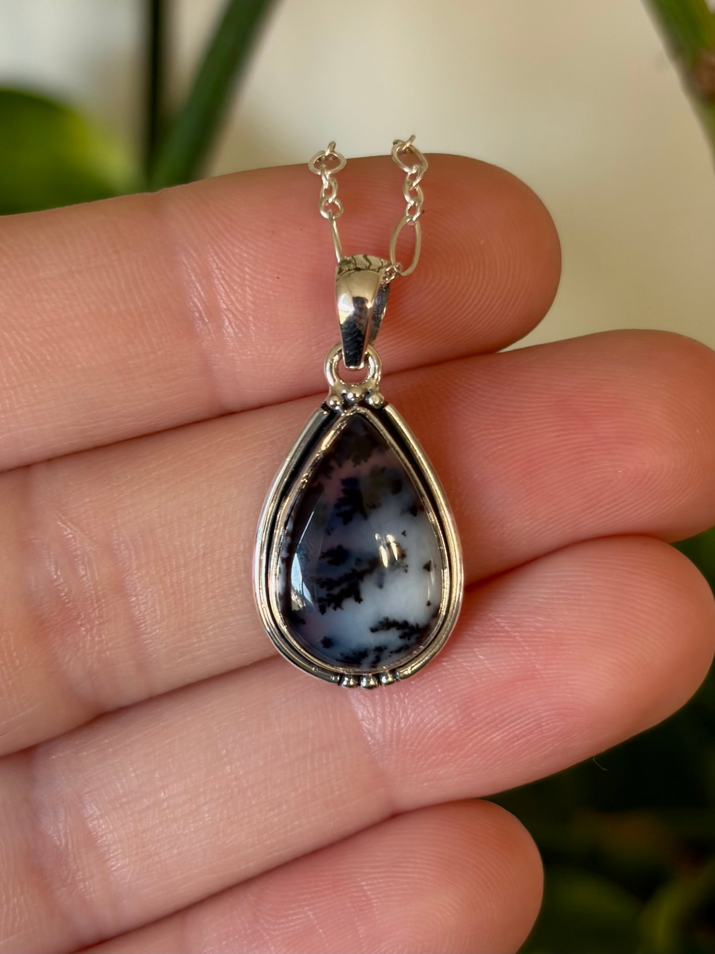 Dendritic Agate Necklace