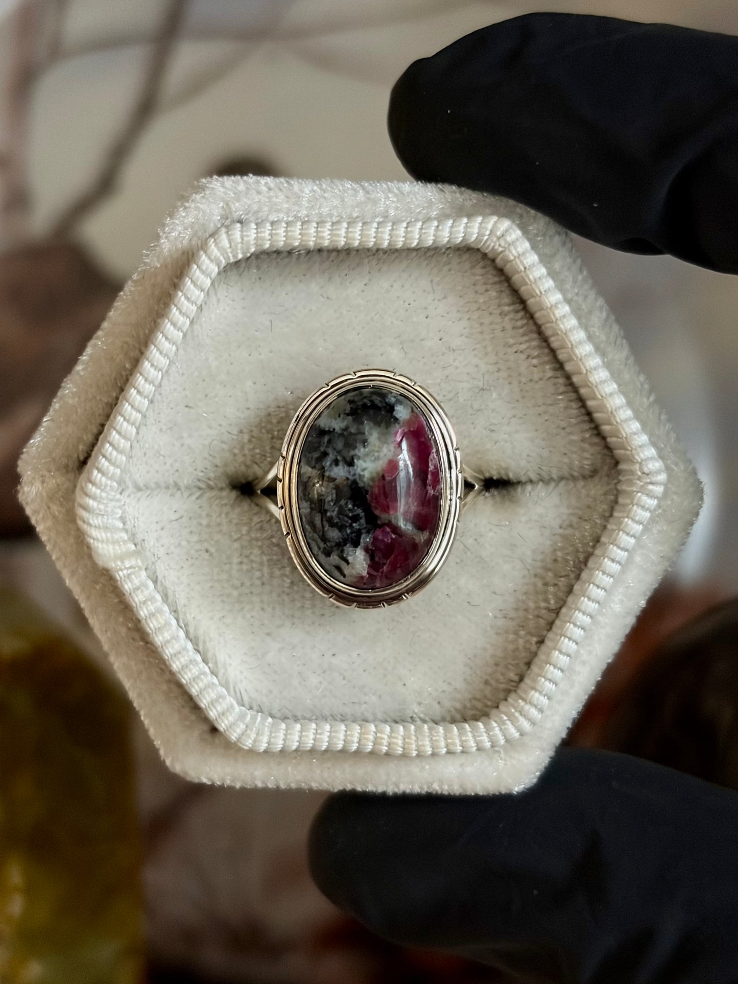 Eudialyte Ring - Size 5