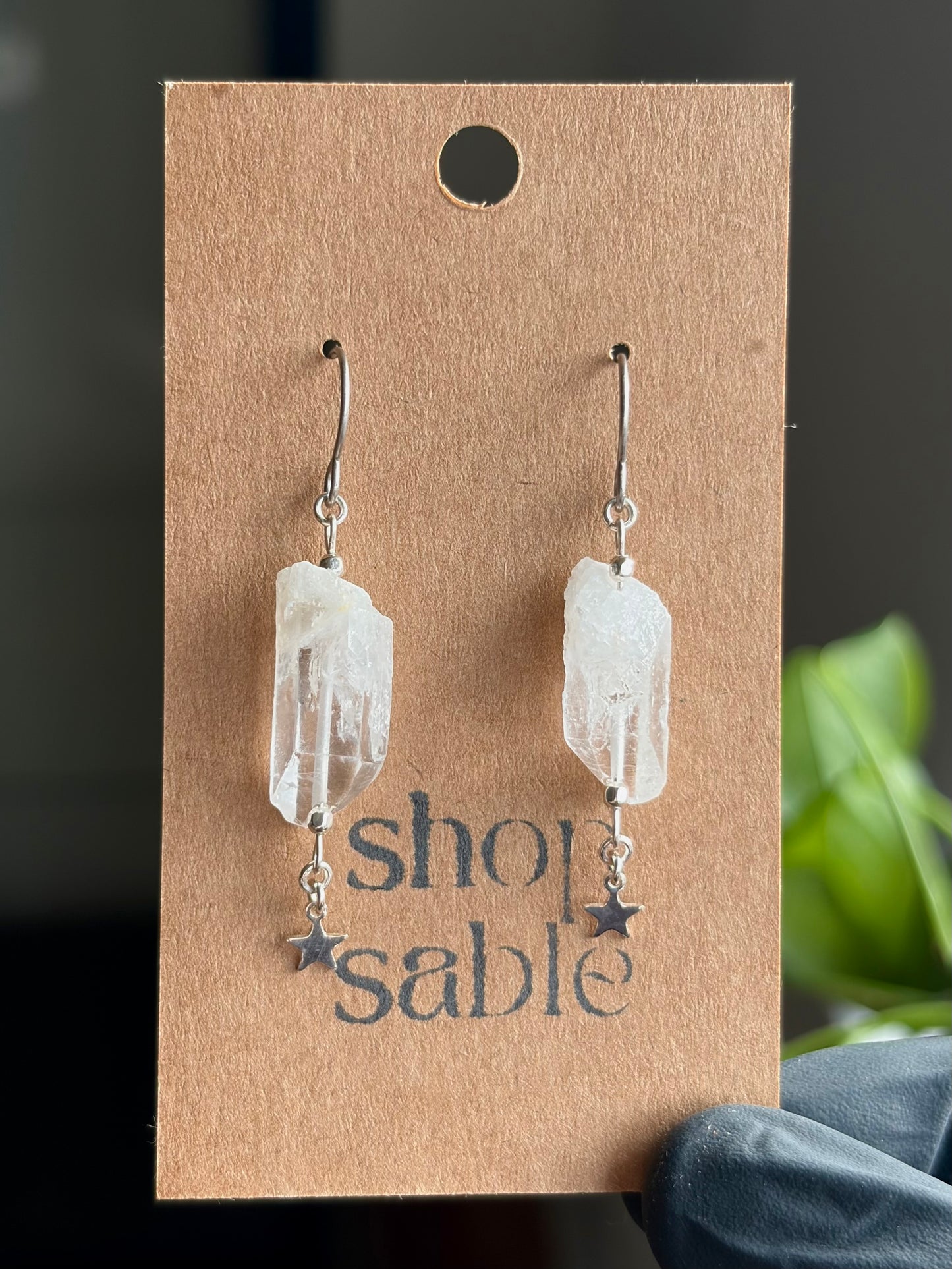 Prism Quartz Earrings