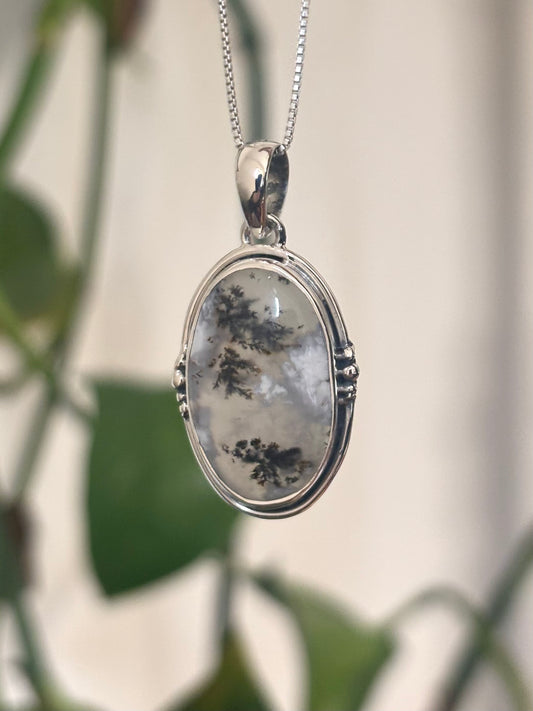 Russian Dendritic Agate Necklace