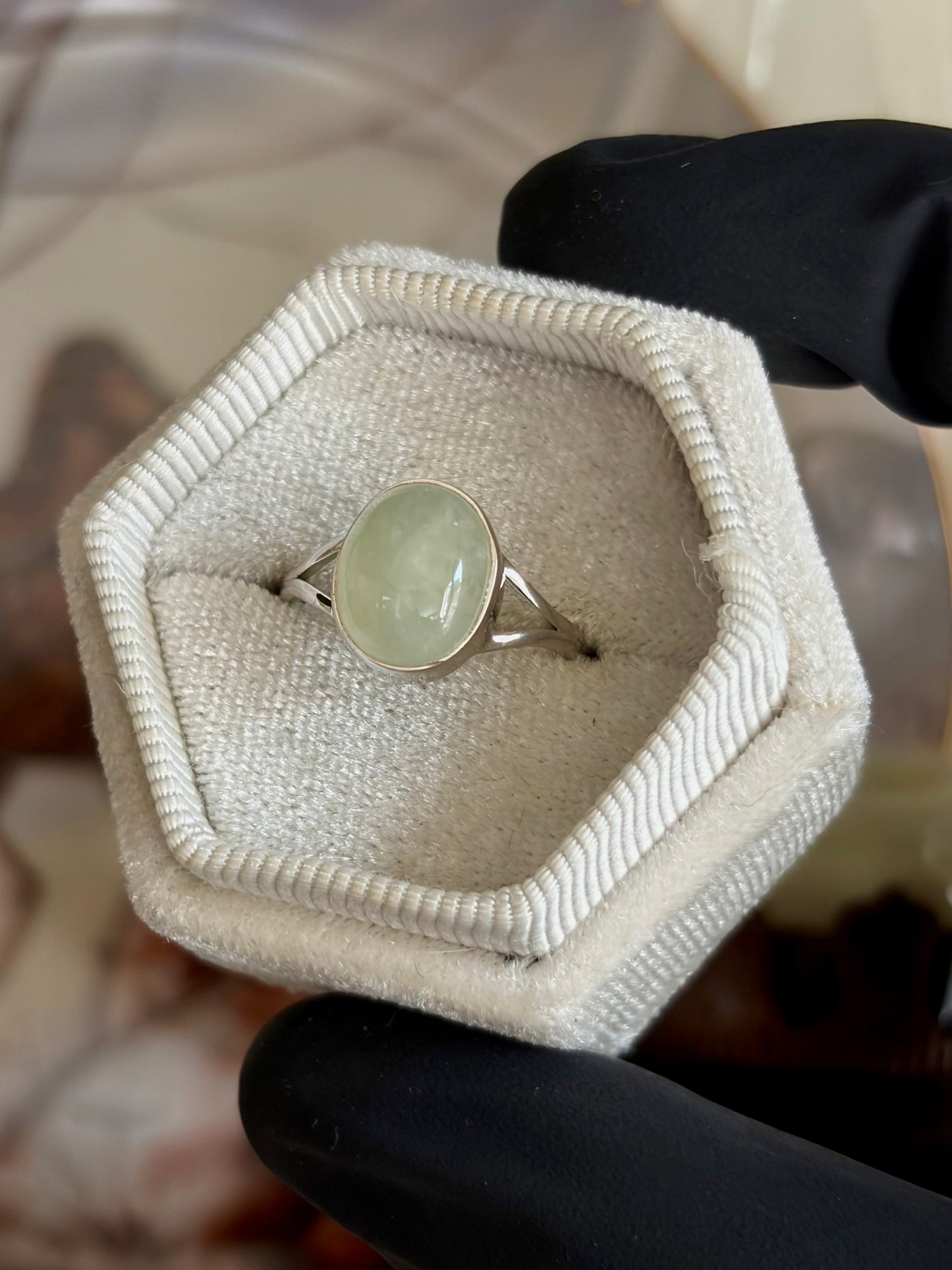 Prehnite Ring - Size 7