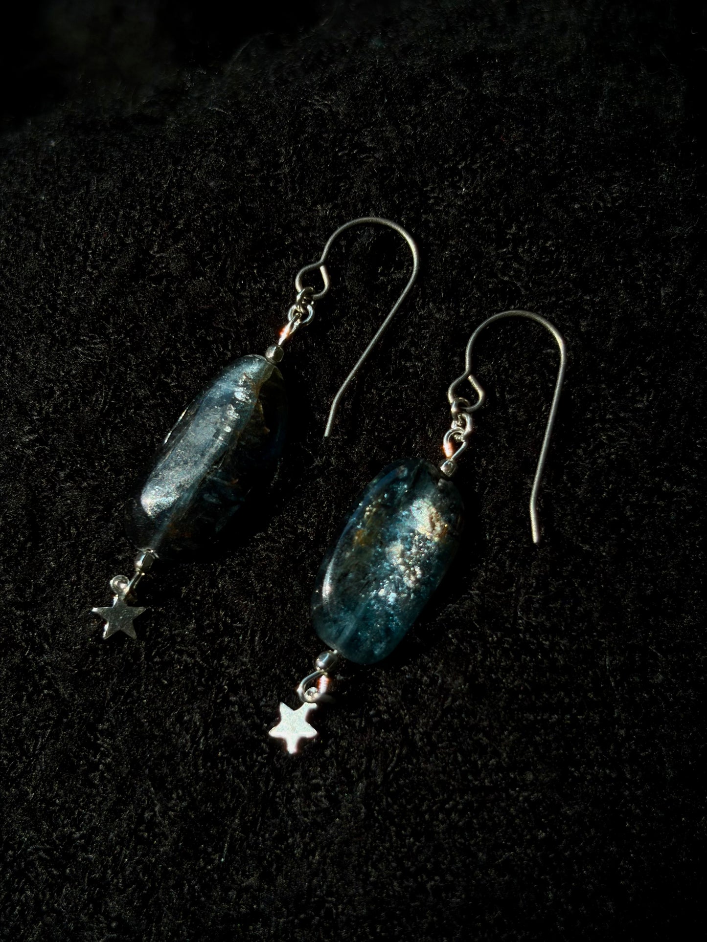 Kyanite Star Earrings