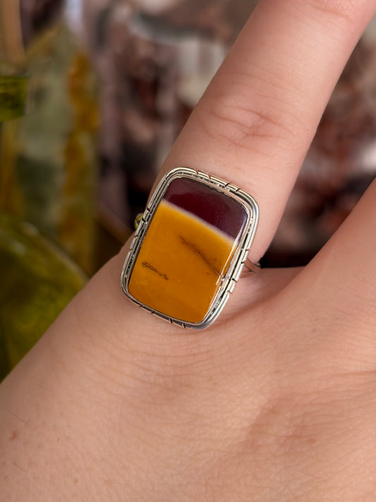 Mookaite Ring - Size 6