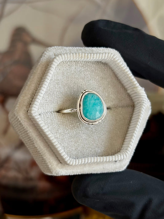Amazonite Ring - Size 5