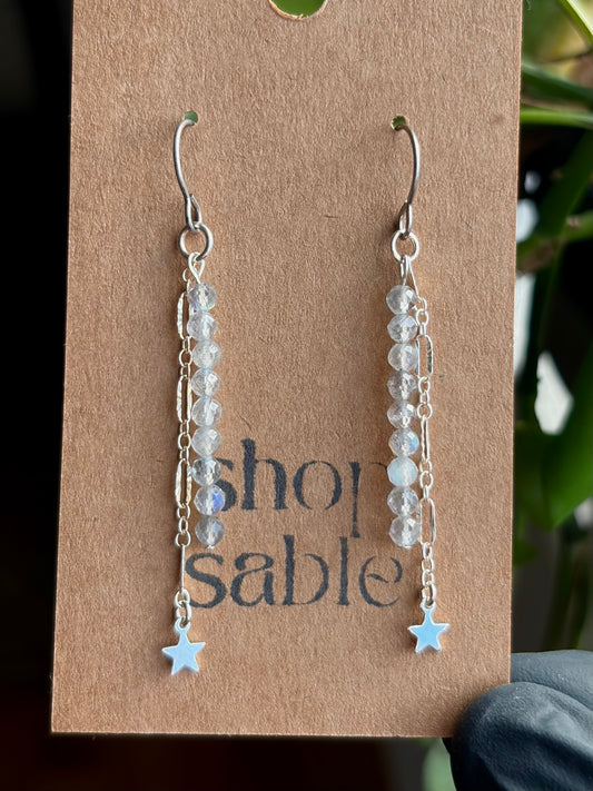 Axis Labradorite Earrings