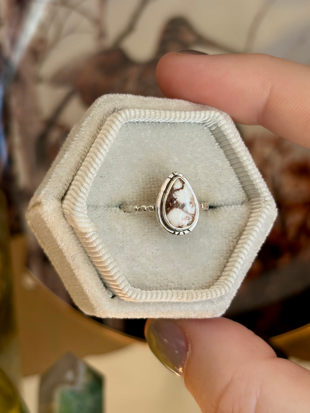 Wild Horse Magnesite Ring - Size 7