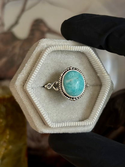 Amazonite Ring - Size 9