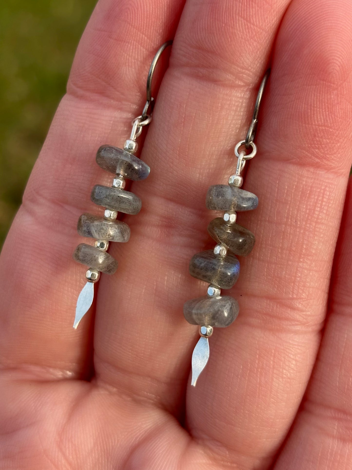 Labradorite Earrings
