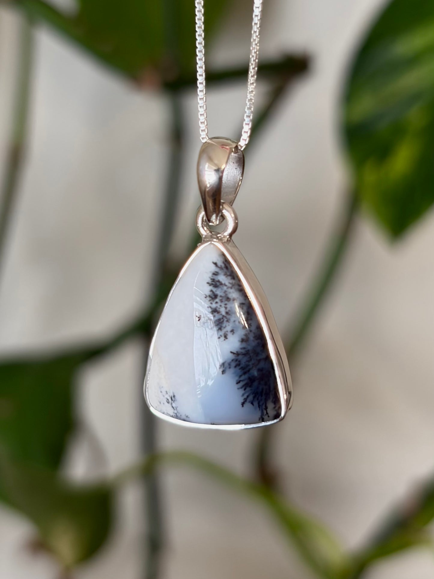 Dendritic Agate Necklace