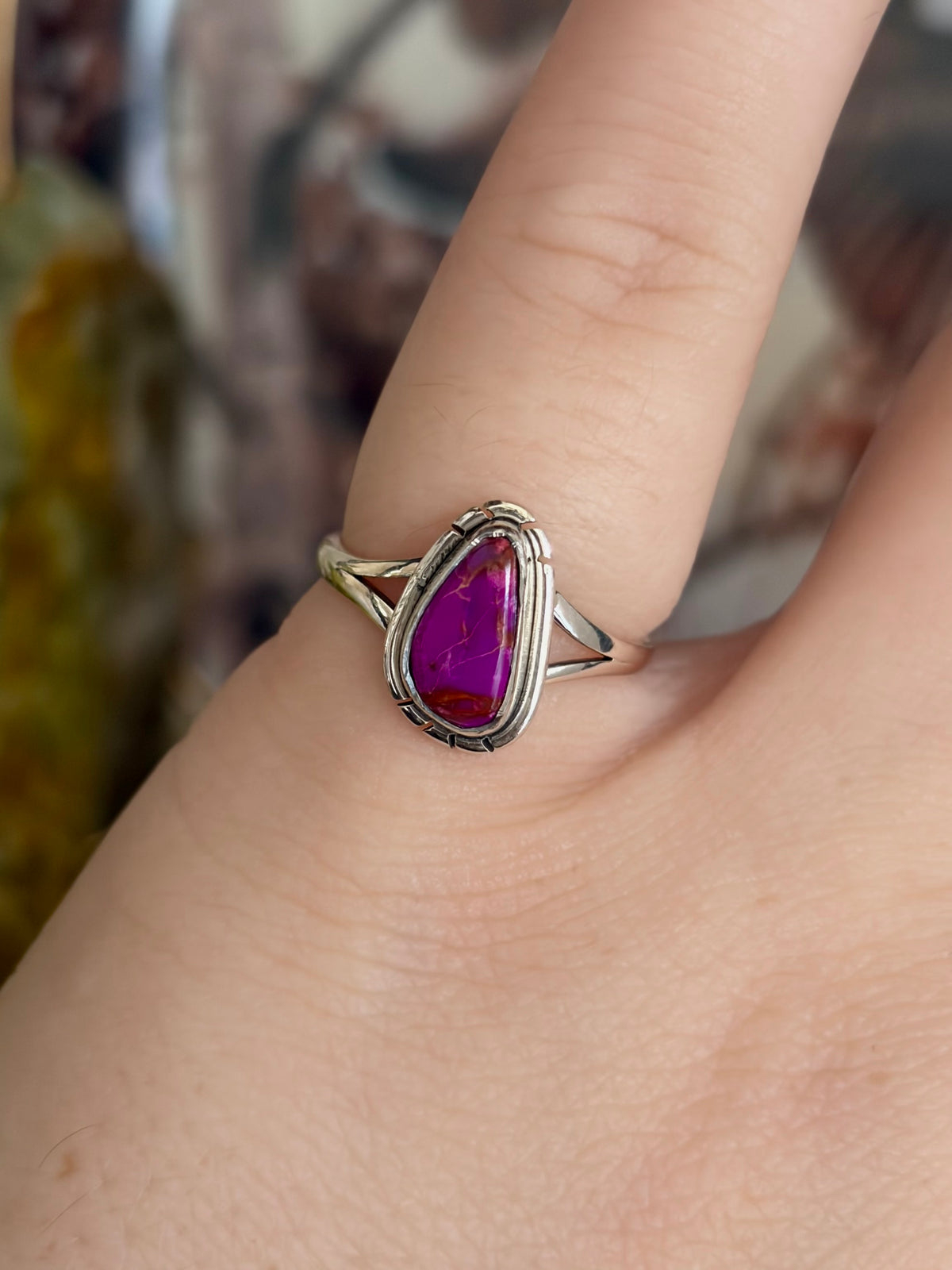 Purple Sea Sediment Ring - Size 5