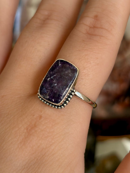 Lepidolite Ring - Size 9