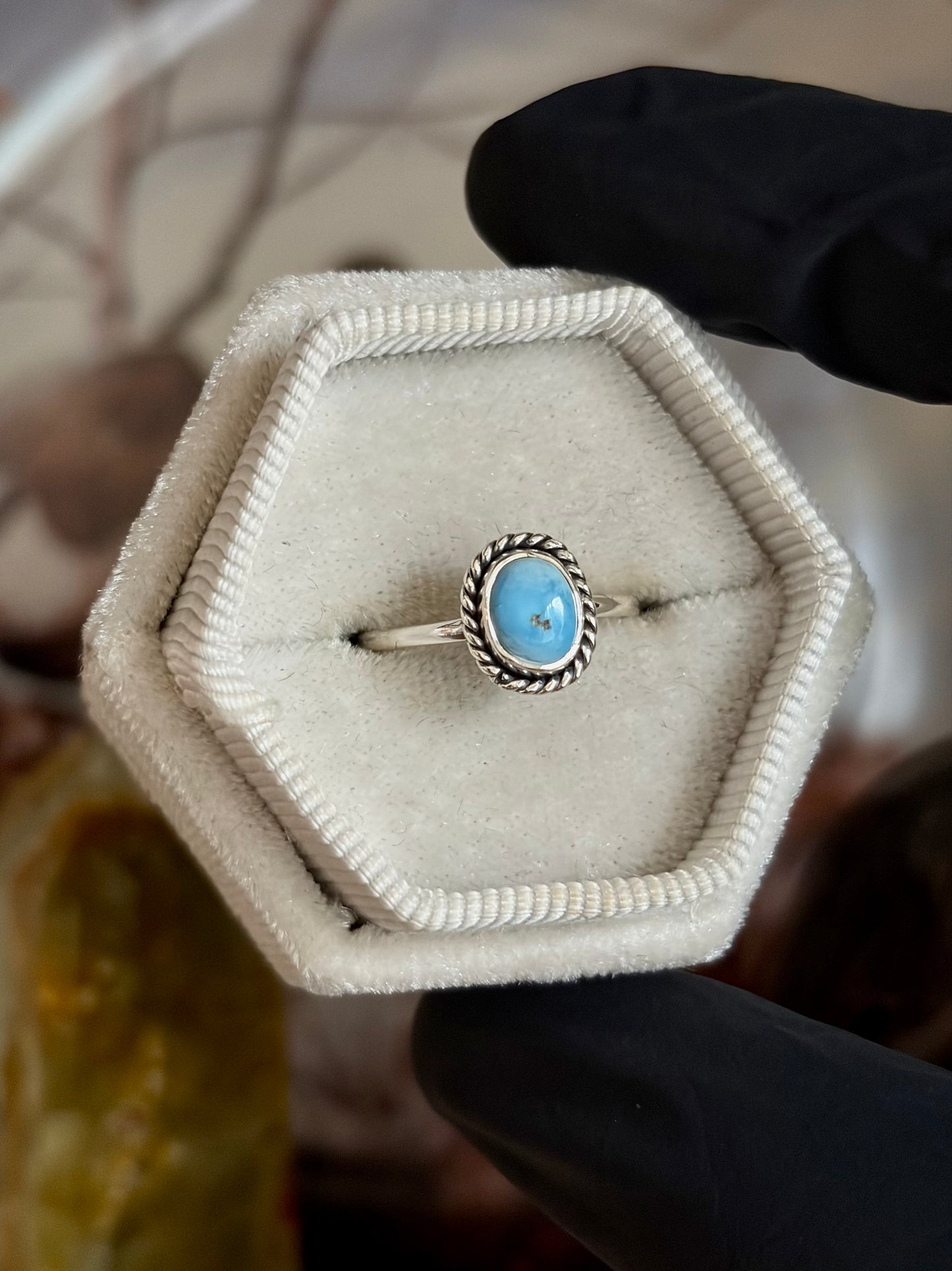 Golden Hills Turquoise Ring - Size 6