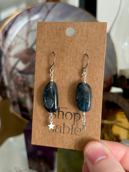 Kyanite Star Earrings