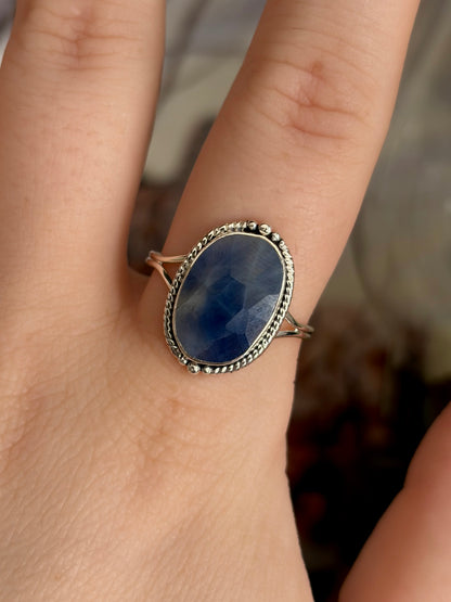 Blue Sapphire Ring - Size 10