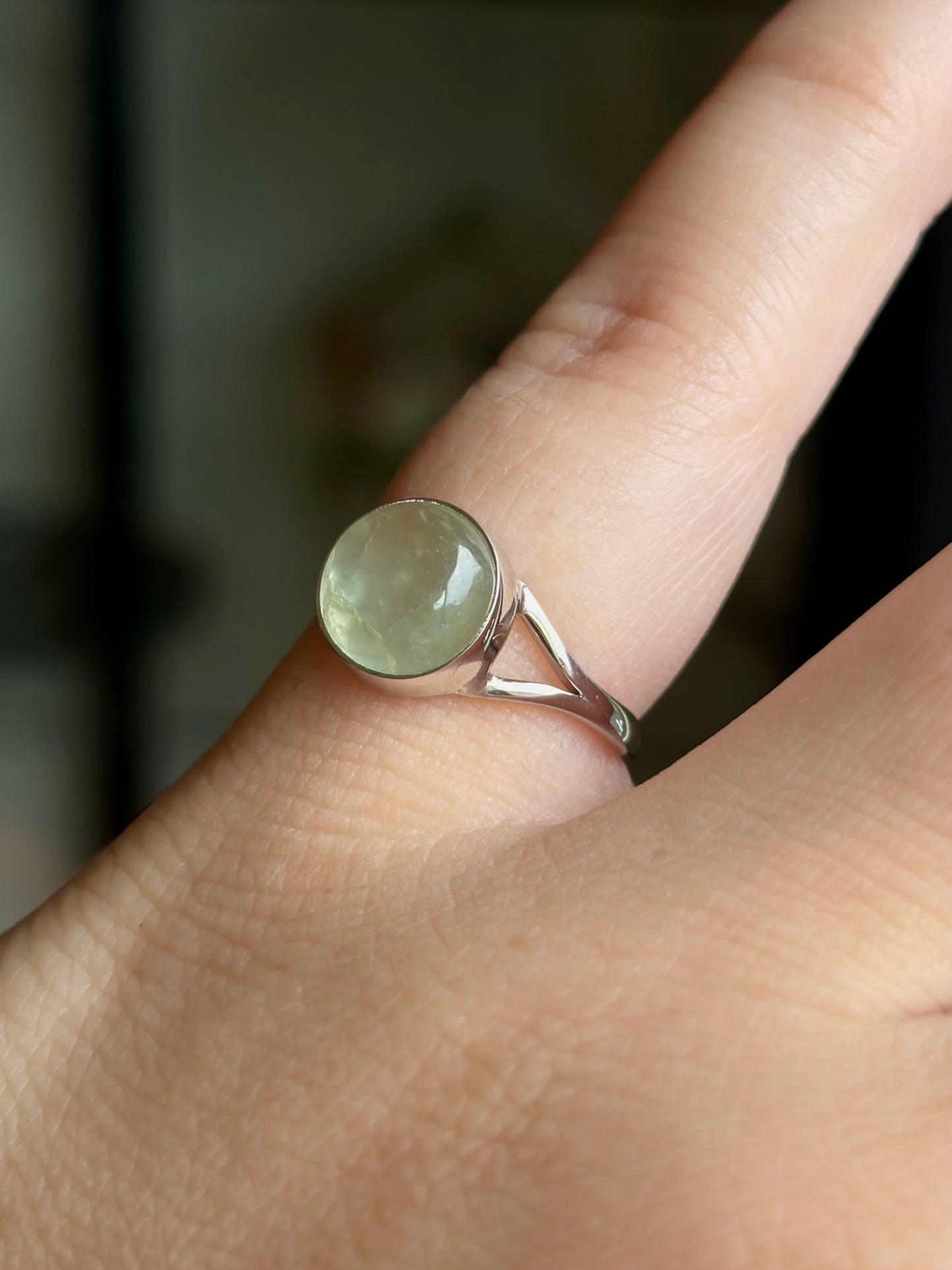 Prehnite Ring - Size 6