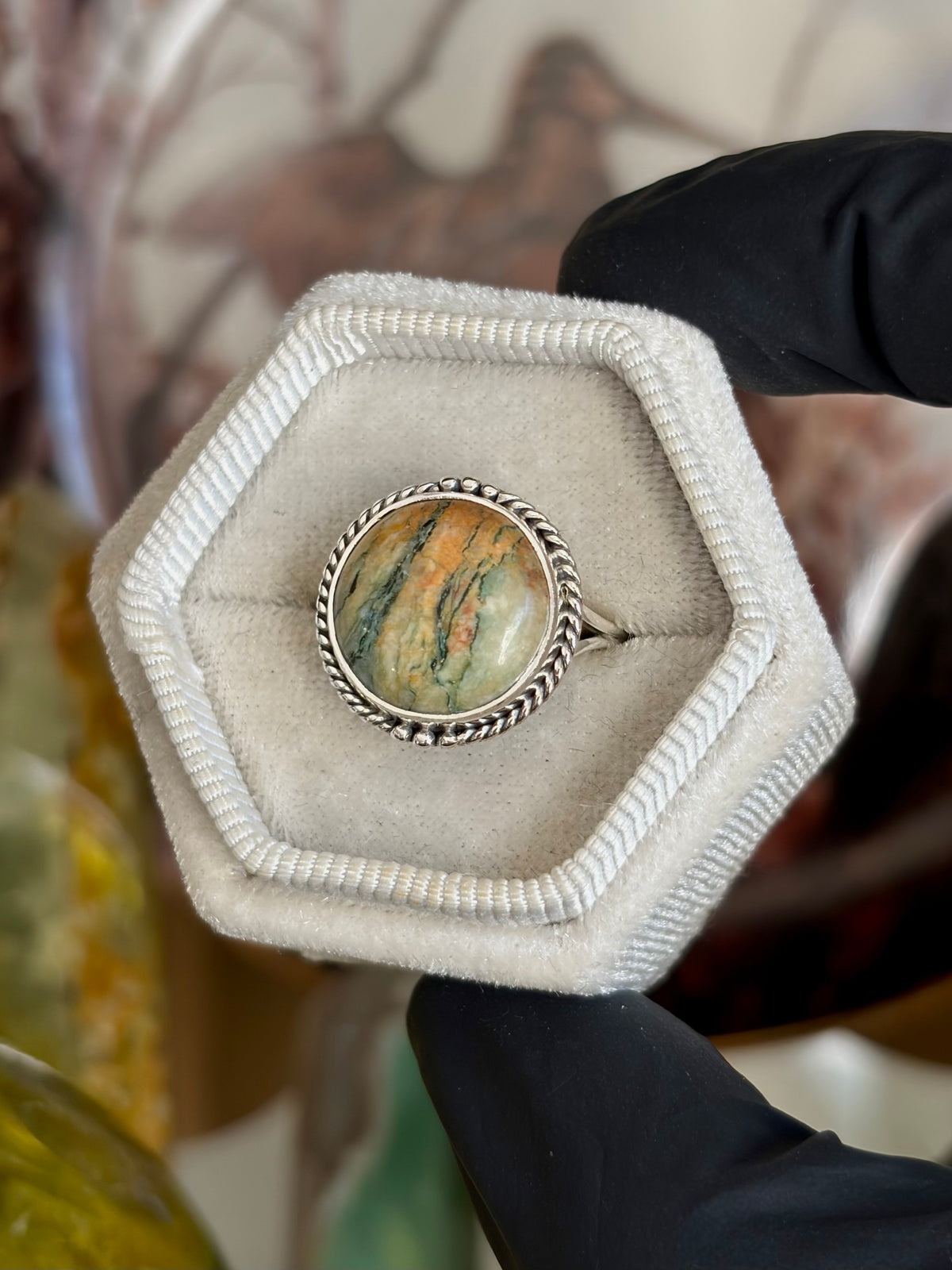 Mariposite Ring - Size 8