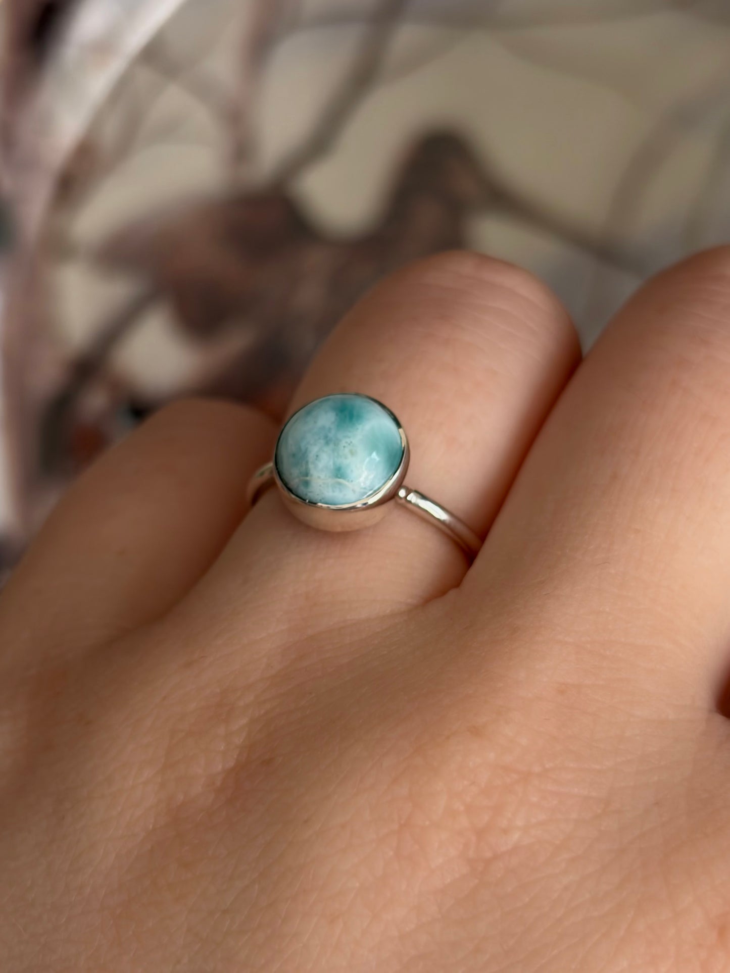 Larimar Ring - Size 6