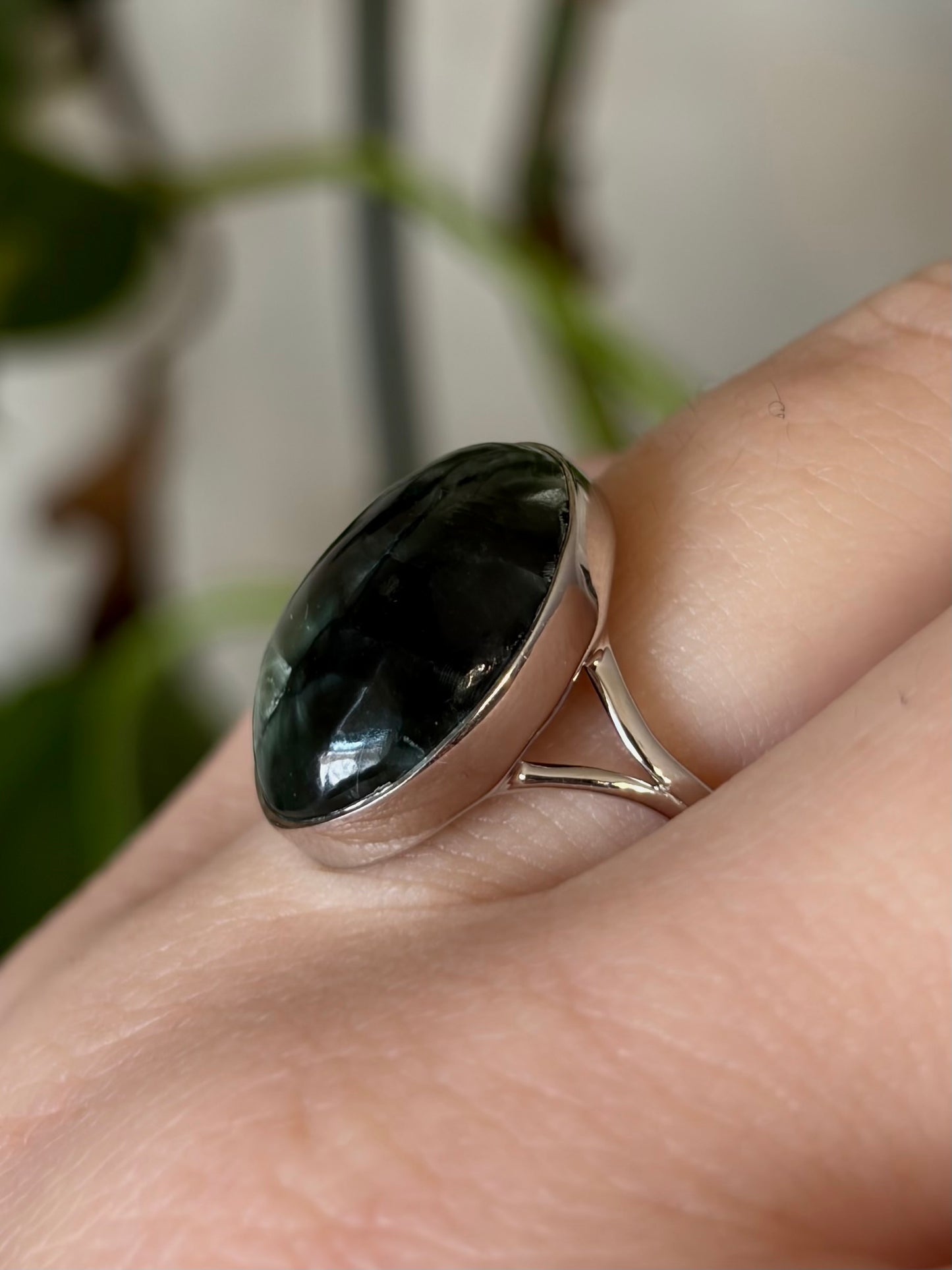 Seraphinite Ring - Size 8