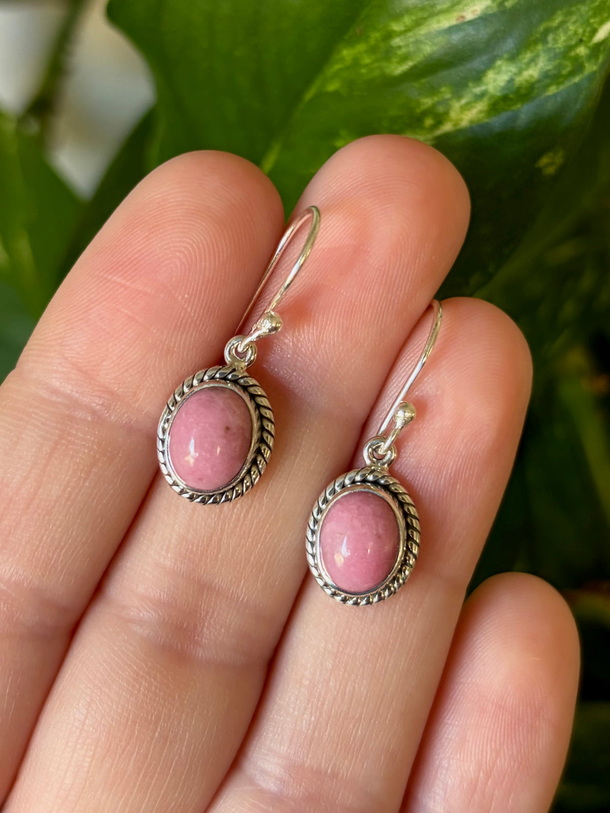 Pink Petalite Earrings