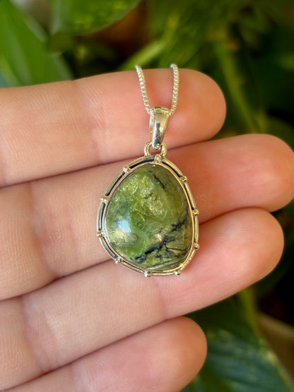Green Swiss Opal Necklace