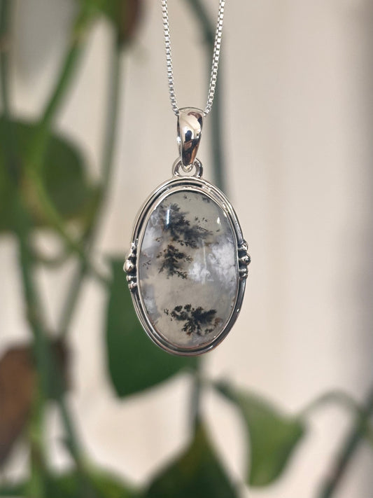 Russian Dendritic Agate Necklace