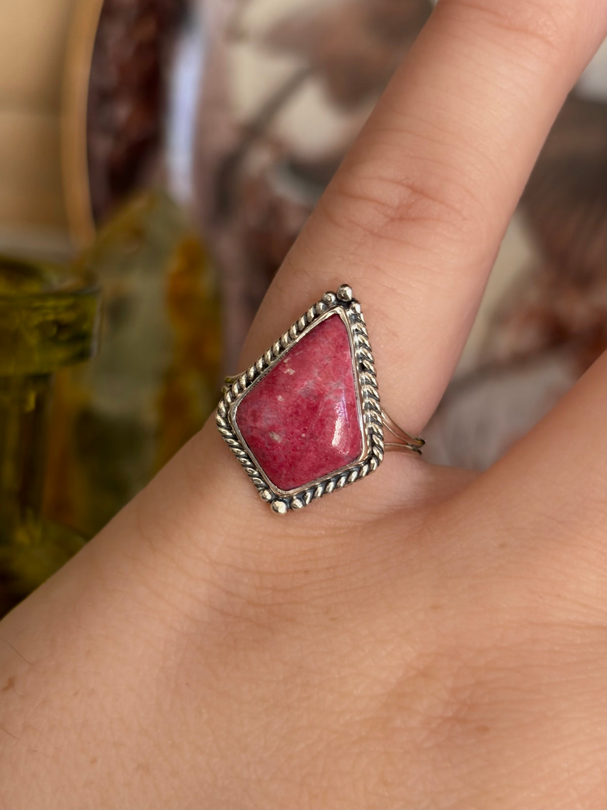 Thulite Ring - Size 6