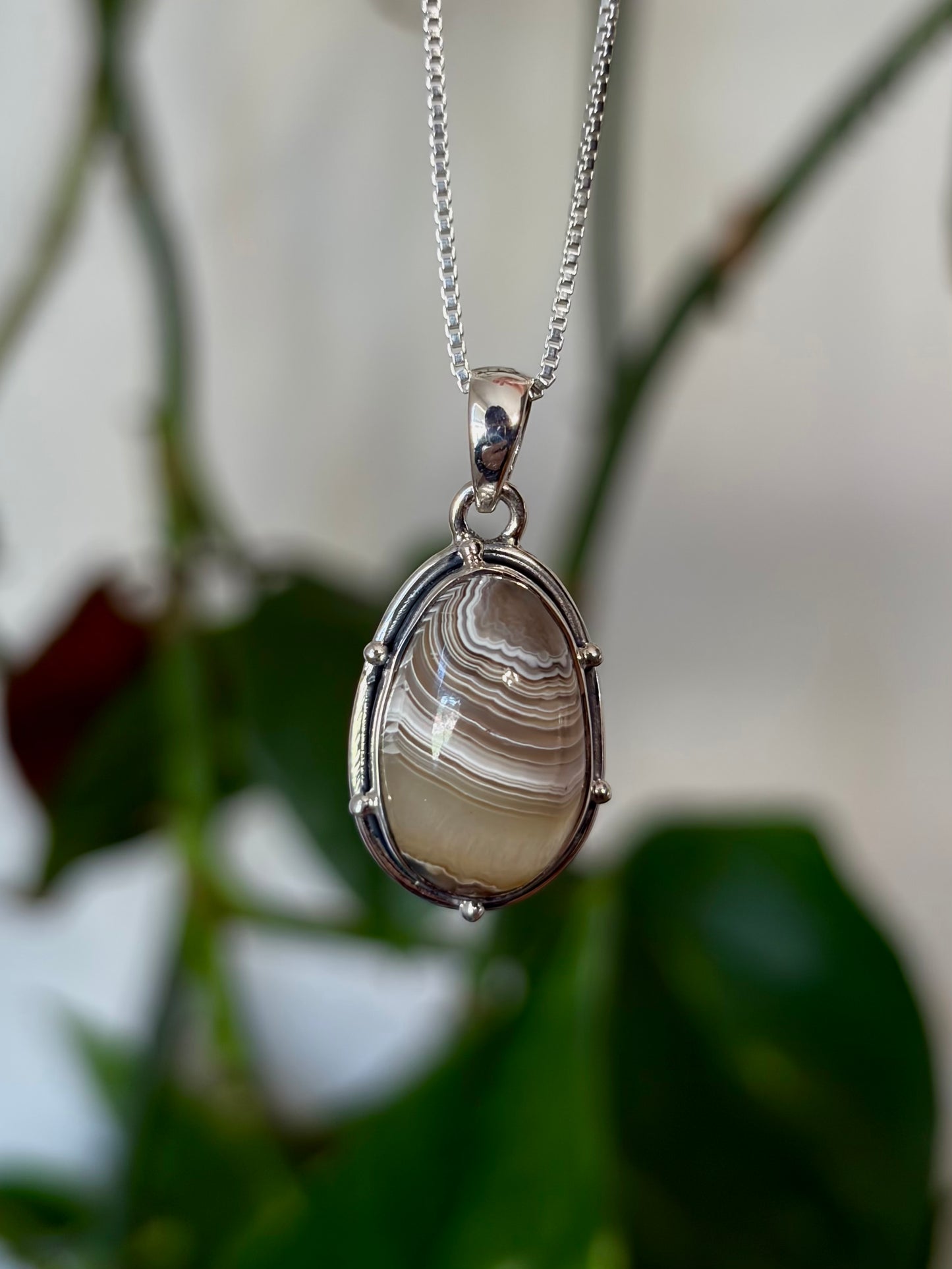 Crazy Lace Agate Necklace