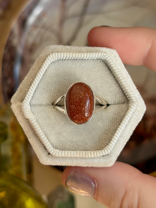 Sand Stone Ring - Size 9