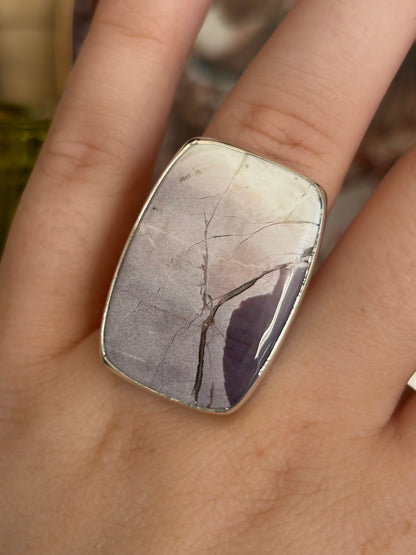 Hyacinth Jasper Ring - Adjustable