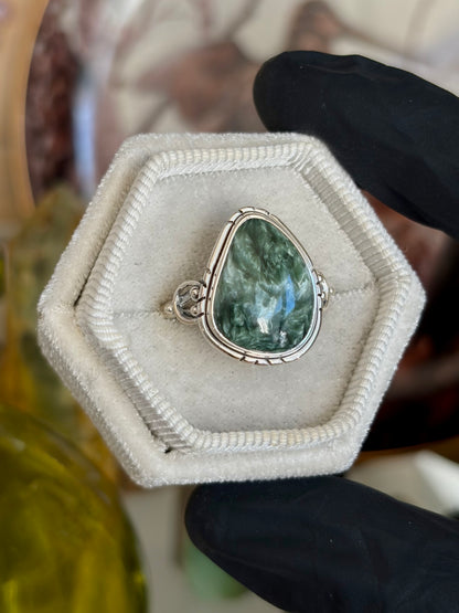 Seraphinite Ring - Size 10
