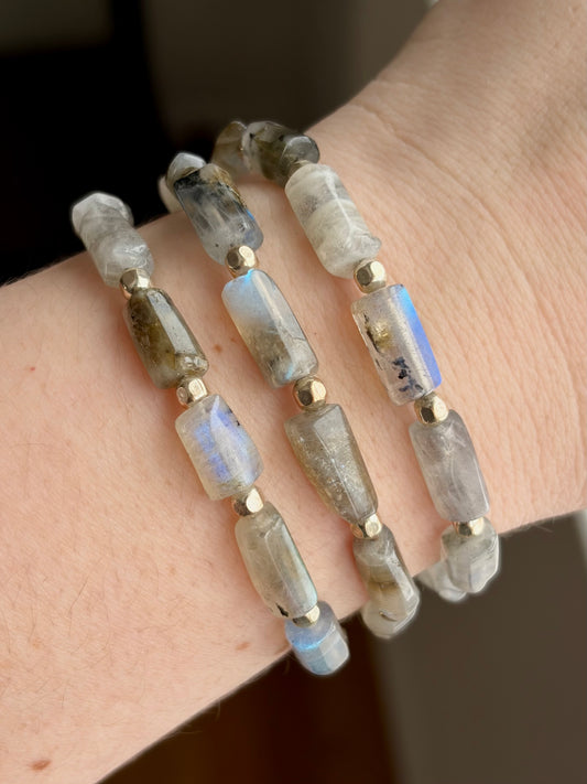 Phosphene Labradorite Bracelet