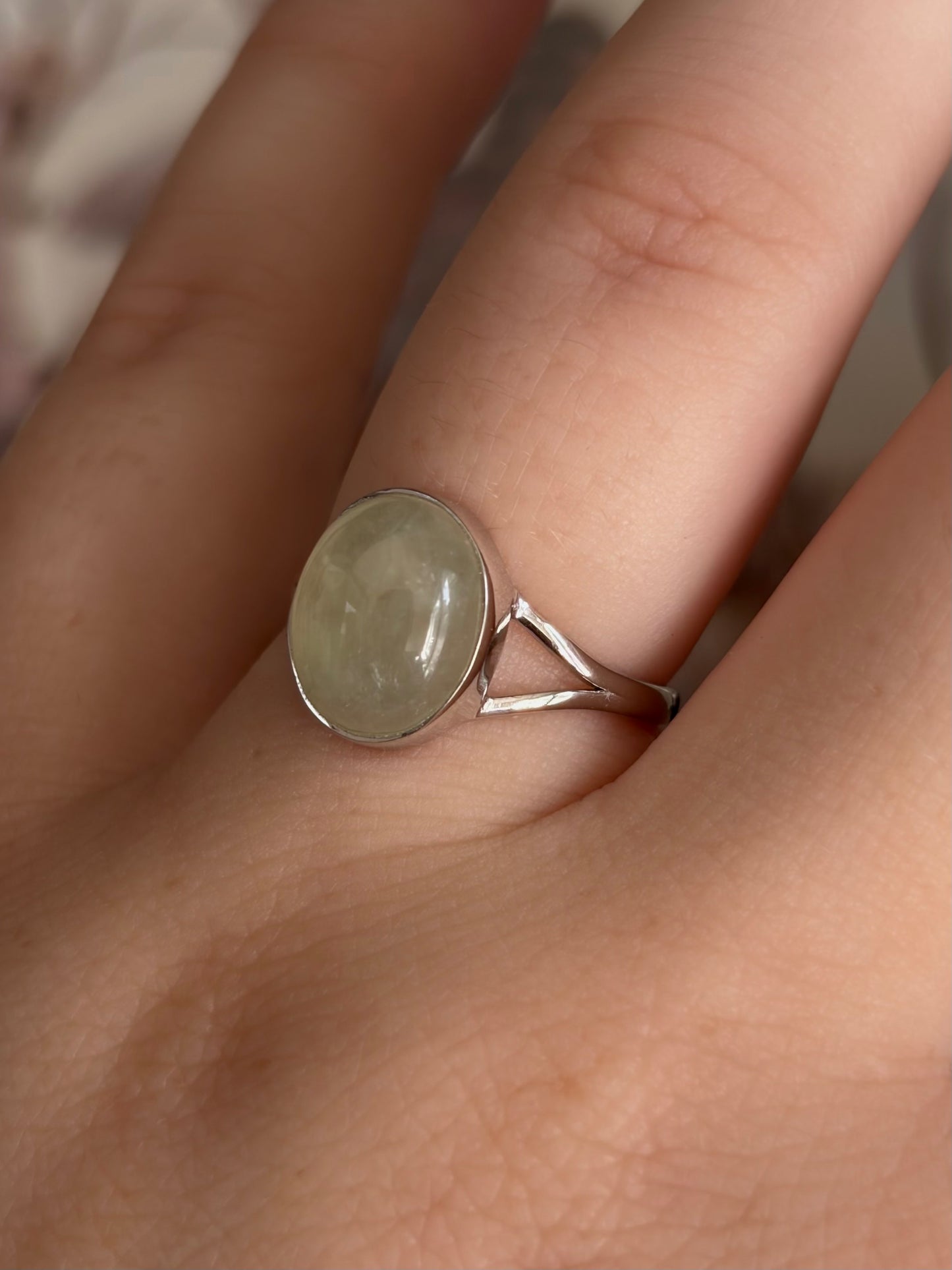 Prehnite Ring - Size 7