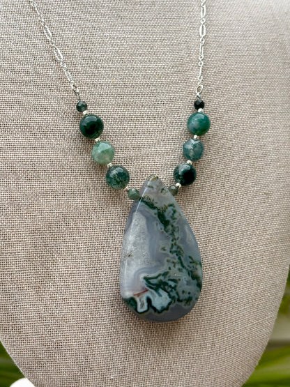 Moss Agate Necklace