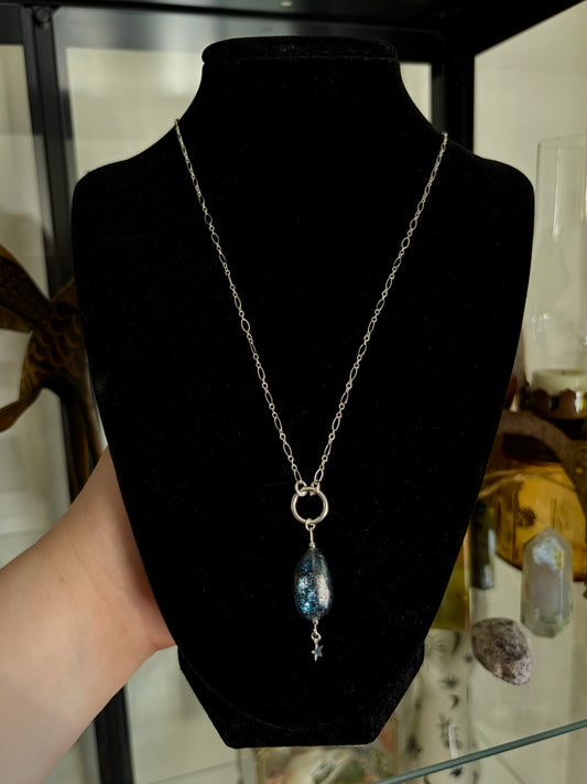 Kyanite O-Ring Necklace