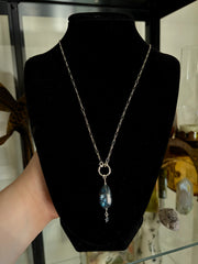 Kyanite O-Ring Necklace