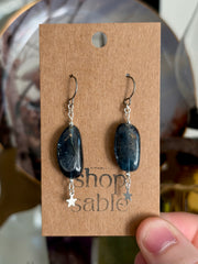 Kyanite Star Earrings