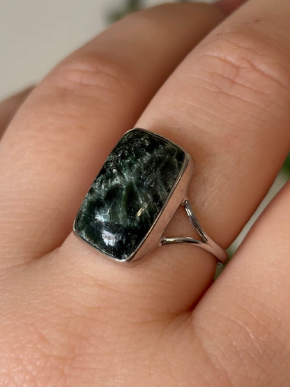 Seraphinite Ring - Size 8