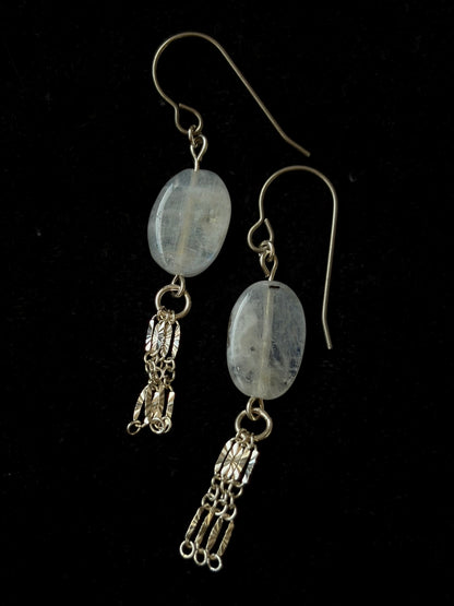 Ripple Moonstone Earrings