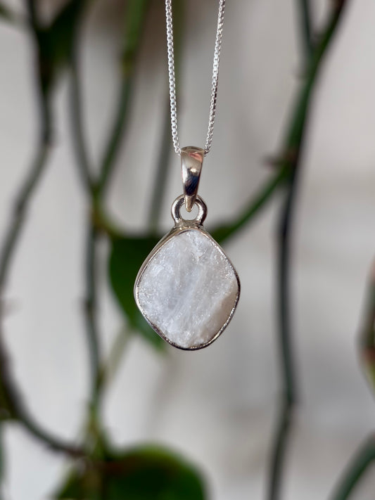 Rough Moonstone Necklace