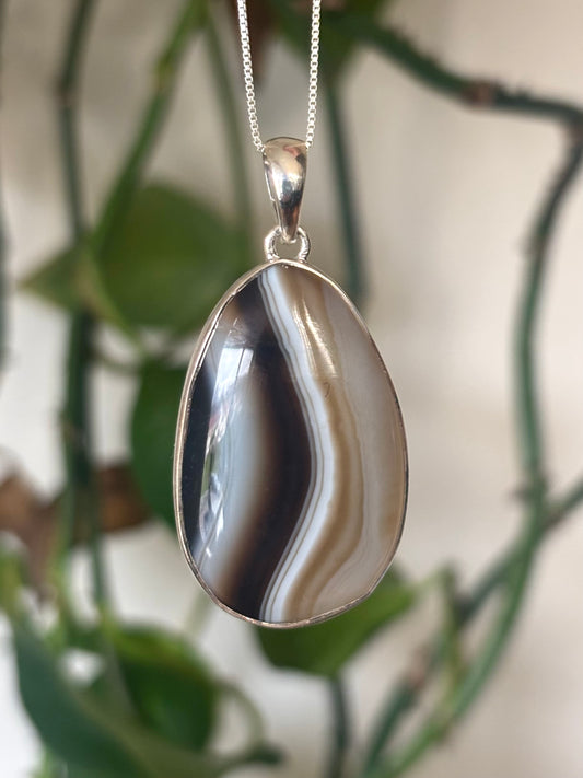 Banded Agate Necklace