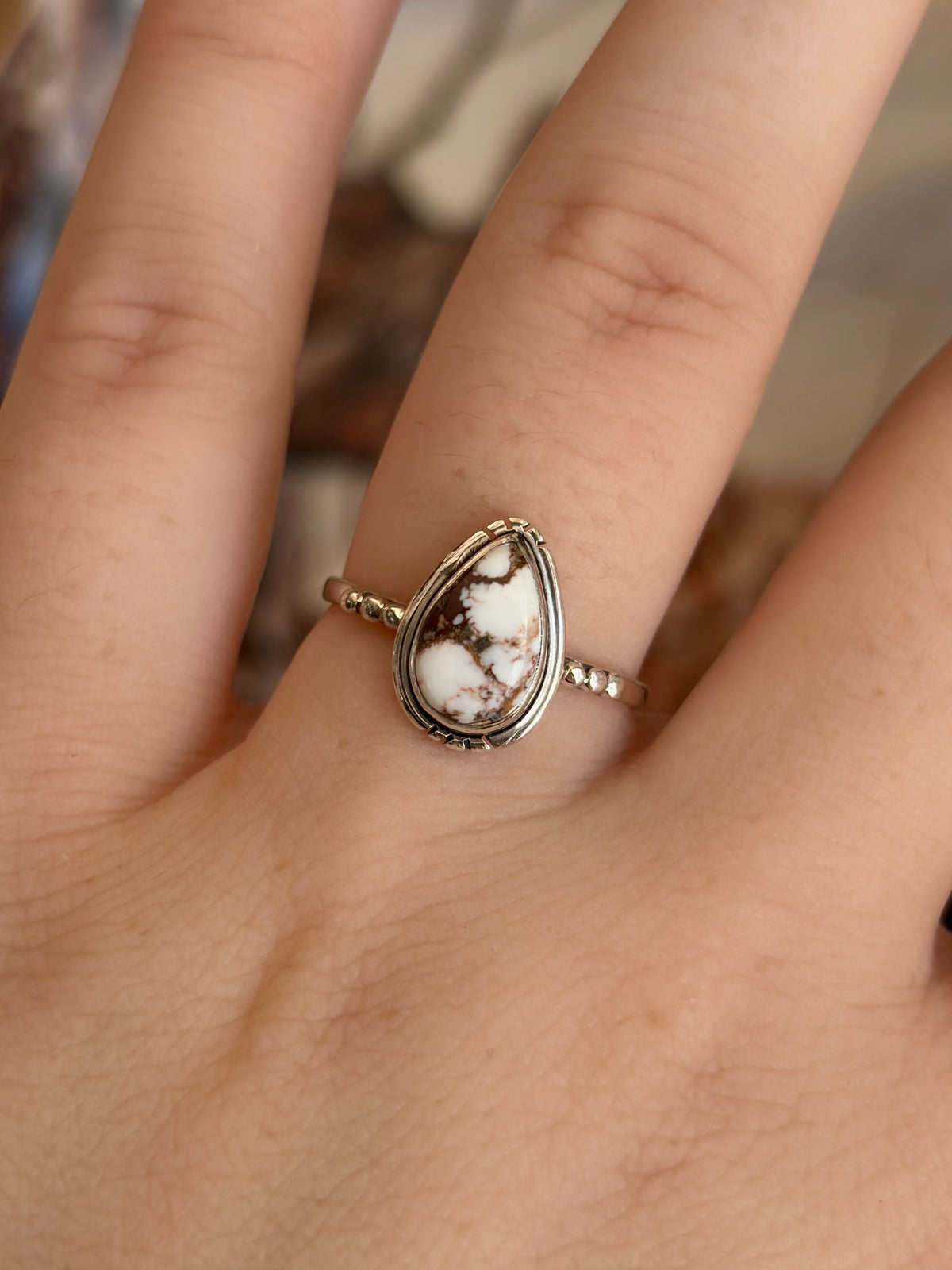 Wild Horse Magnesite Ring - Size 7